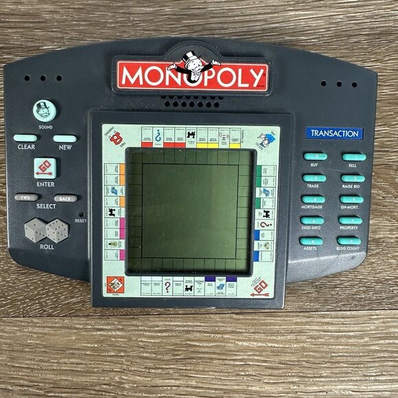 Monopoly Vintage Parker Brothers Hasbro Hand Held Electronic Talking Game - Picture 1 of 5